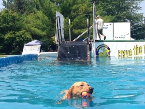 Sloane did ten feet first jump and two feet the second time 